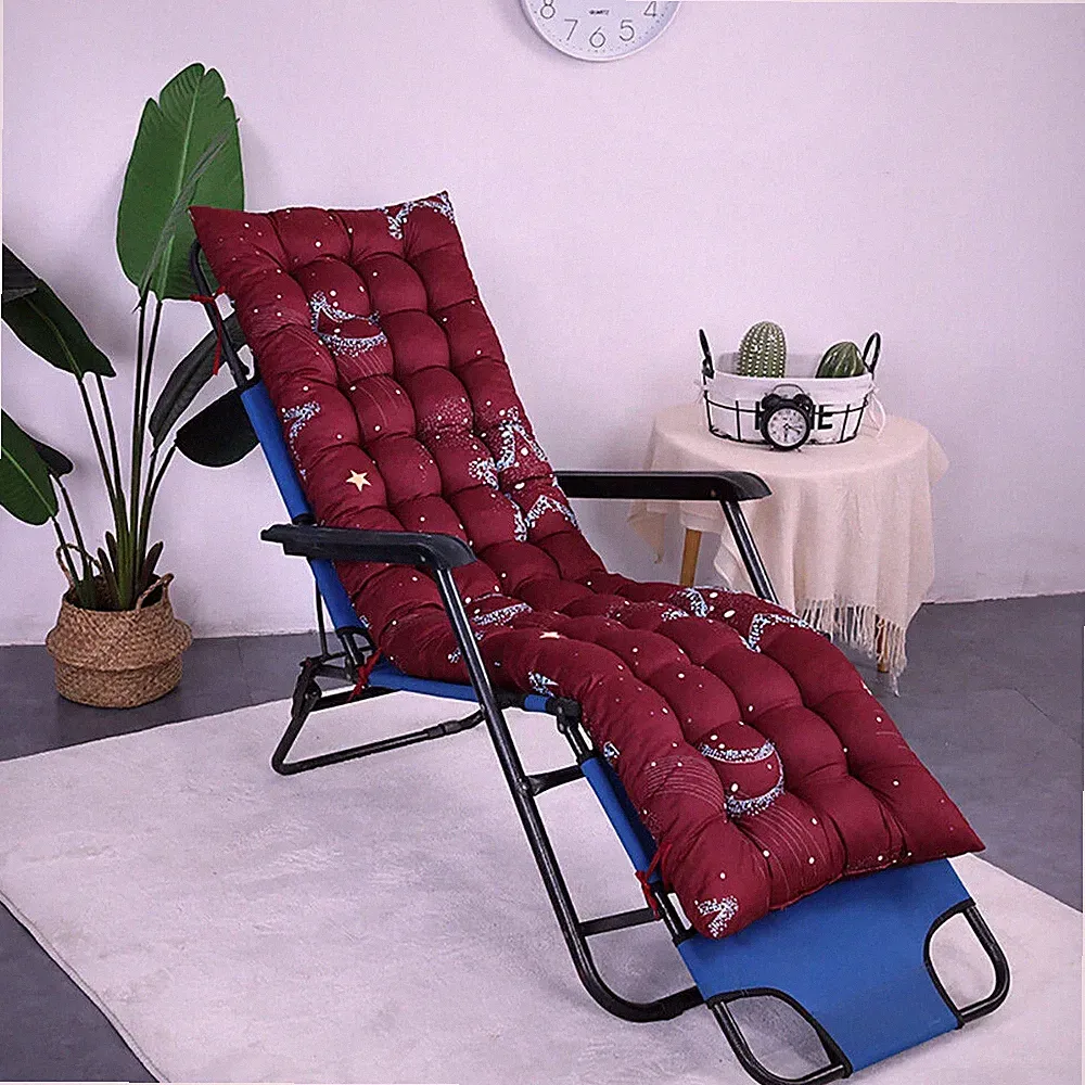 Lounge Chair Cushion Outdoor Rocking Seat Deck Chaise Pad Recliner Mat 19*61"