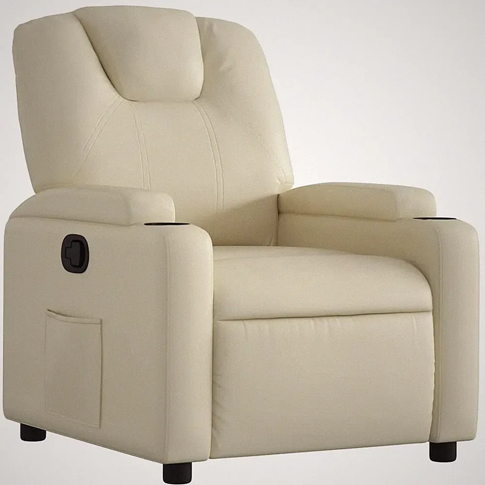 Recliner Chair Wingback Furniture Home Theater Cinema Faux Leather vidaXL